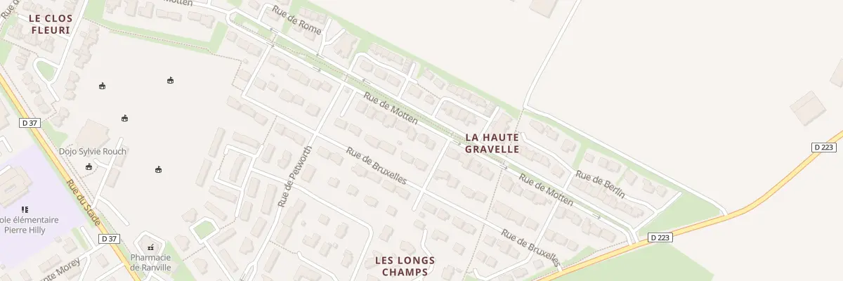 Plan du 52 Rue de Motten à Ranville