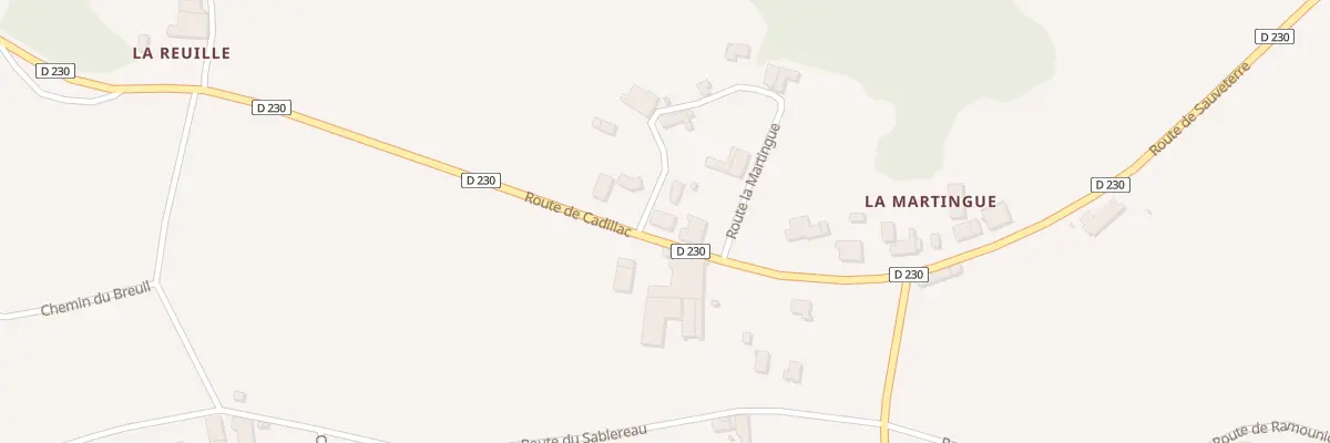 Plan du 24 Rte la Martingue à Monprimblanc