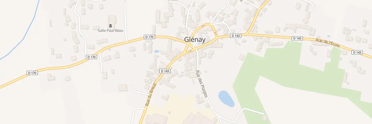 Plan du 7 Rue du Breuil à Glénay