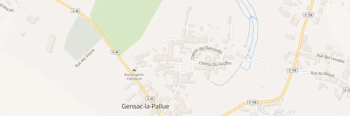 Plan du 15 Ple de l’Eglise à Gensac-la-Pallue
