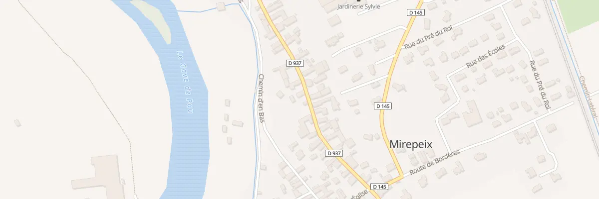 Plan du 203 Rte de Pau à Mirepeix