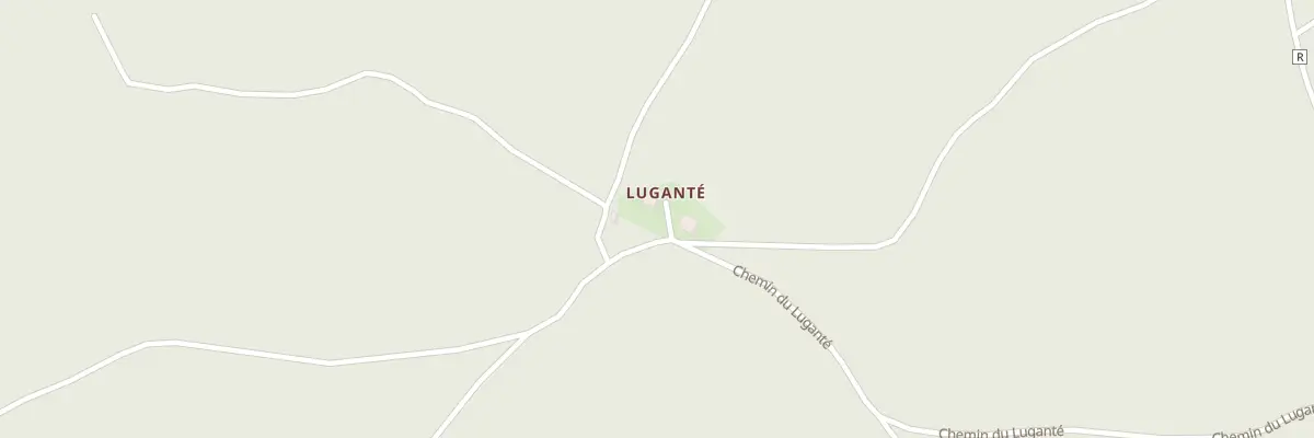 Plan du 822 Che du Luganté à Saint-Gor