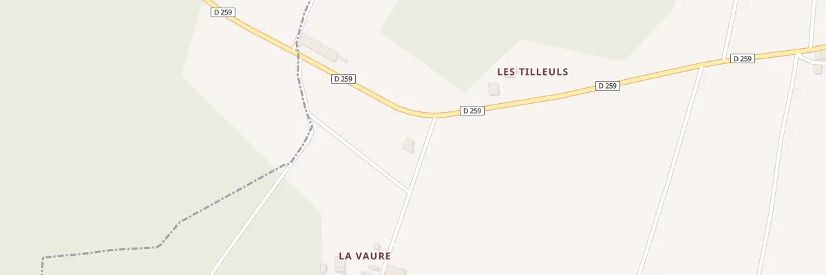 Plan du 5127 La Vaure à Orignolles