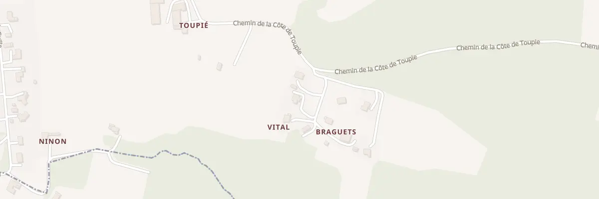 Plan du 90 Che de Braguet à Lannux