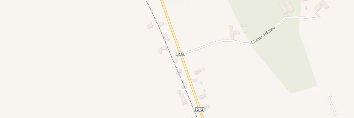 Plan du 2450 Rte Départementale 43 à Escoubès