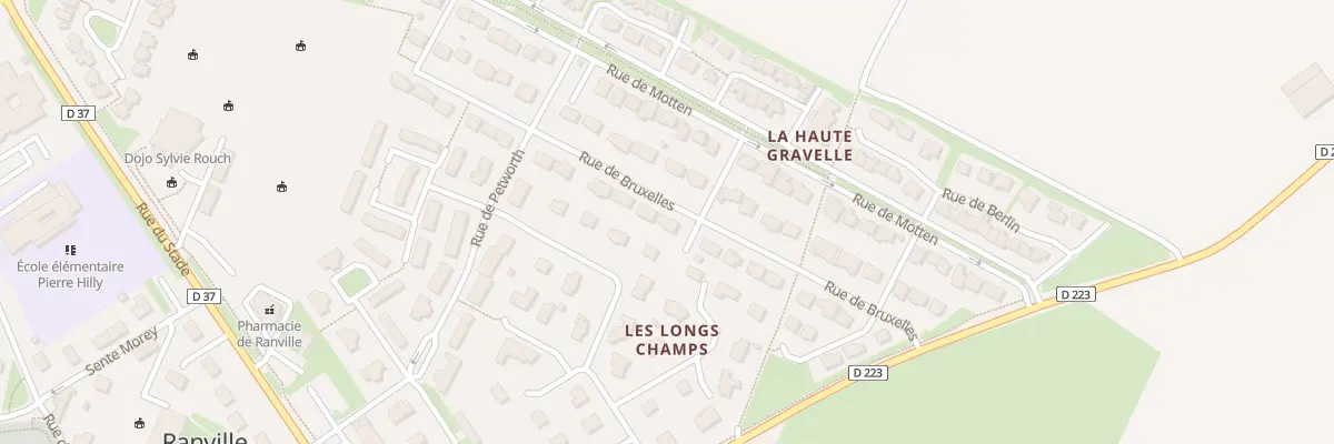Plan du 24 Rue de Bruxelles à Ranville