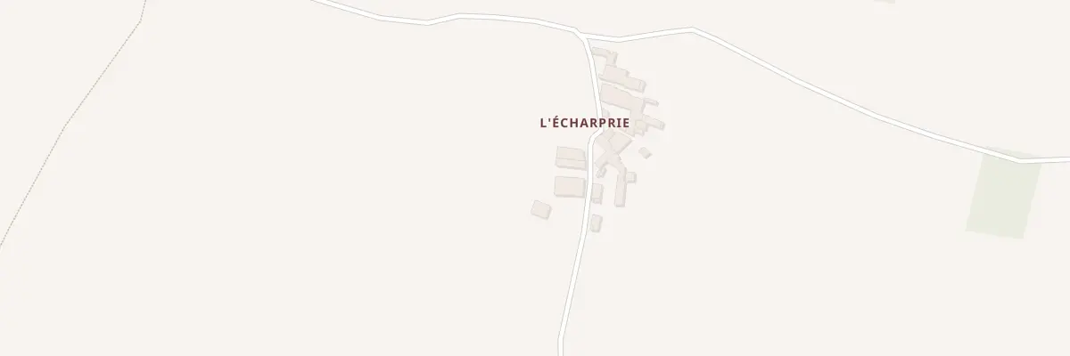 Plan du 4 Vge l’Echarperie à Bouteville