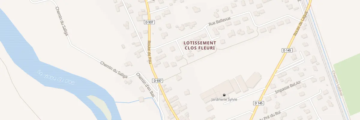 Plan du 4 Imp Clos Fleuri à Mirepeix
