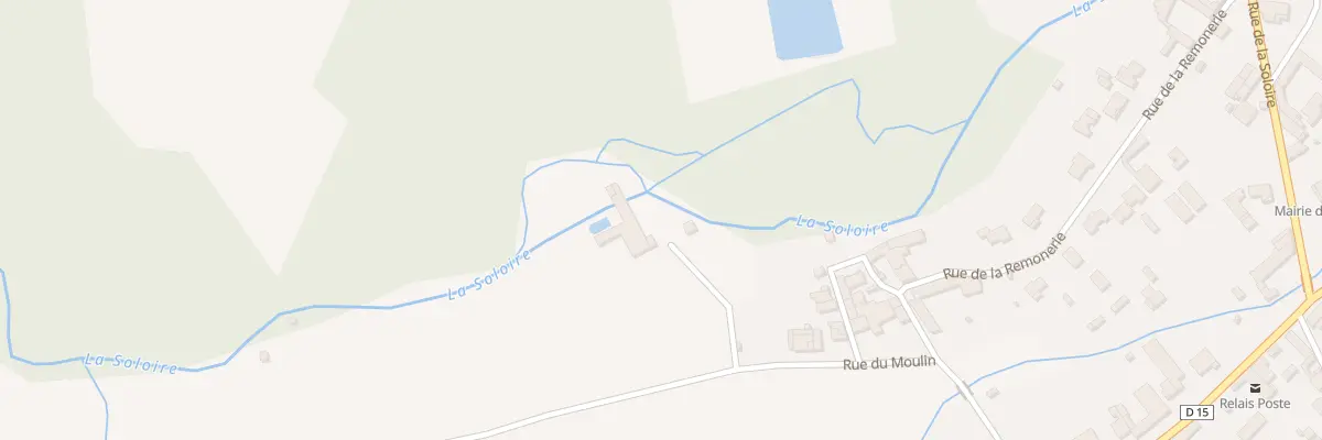 Plan du 174 Rue du Moulin à Nercillac