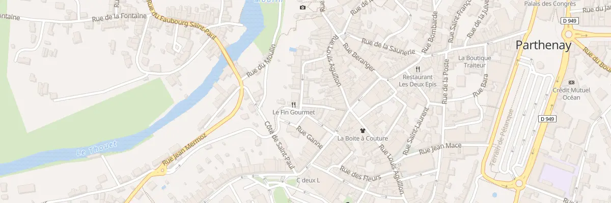 Plan du 27 Rue Ganne à Parthenay