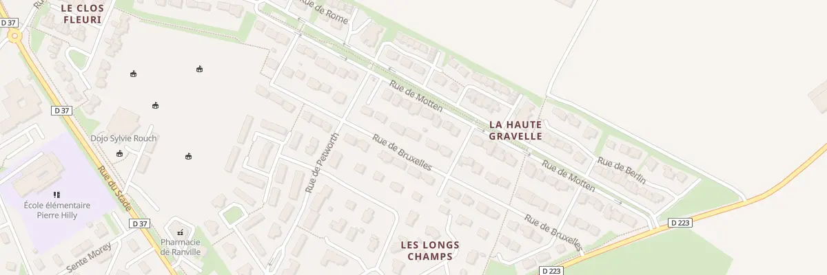 Plan du 19 Rue de Bruxelles à Ranville
