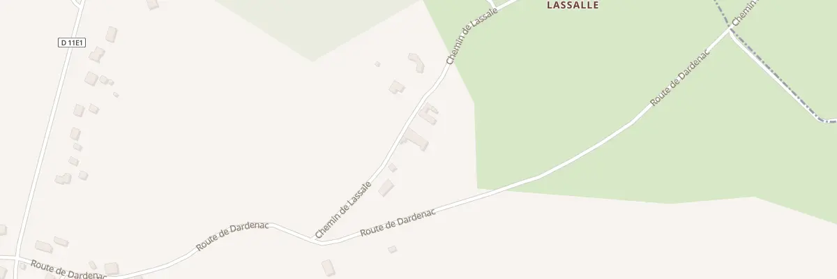 Plan du 5 Che de la Salle à Blésignac