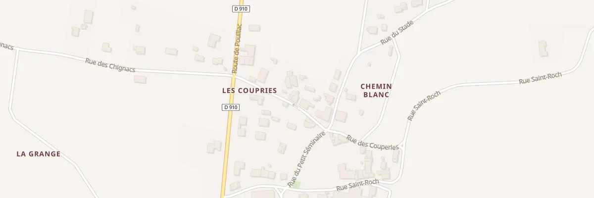Plan du 11 Rue des Couperies à Montlieu-la-Garde
