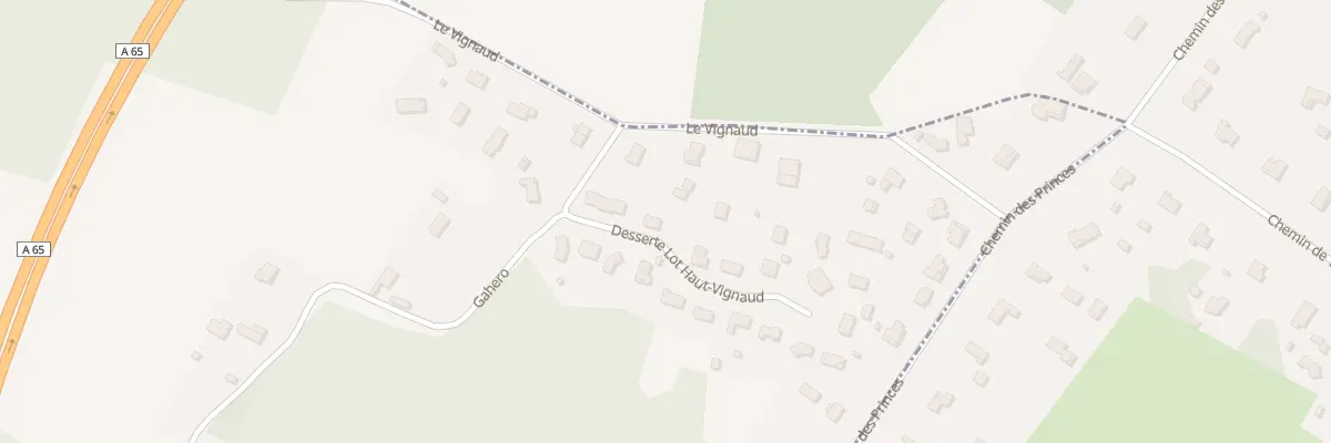 Plan du 4 Lot Domaine du Haut Vignaud à Lignan-de-Bazas