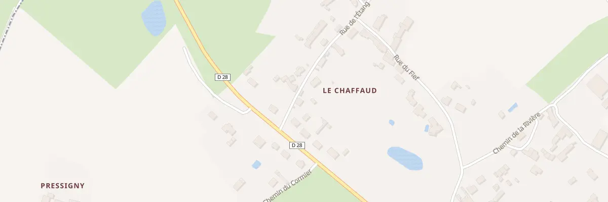 Plan du 2 Rue de l’Etang / Chaffaud à Saint-Varent