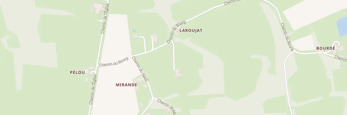 Plan du 5 Che du Bourg à Baliracq-Maumusson