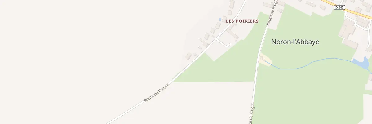 Plan du 5108 Les Poiriers à Noron-l’Abbaye