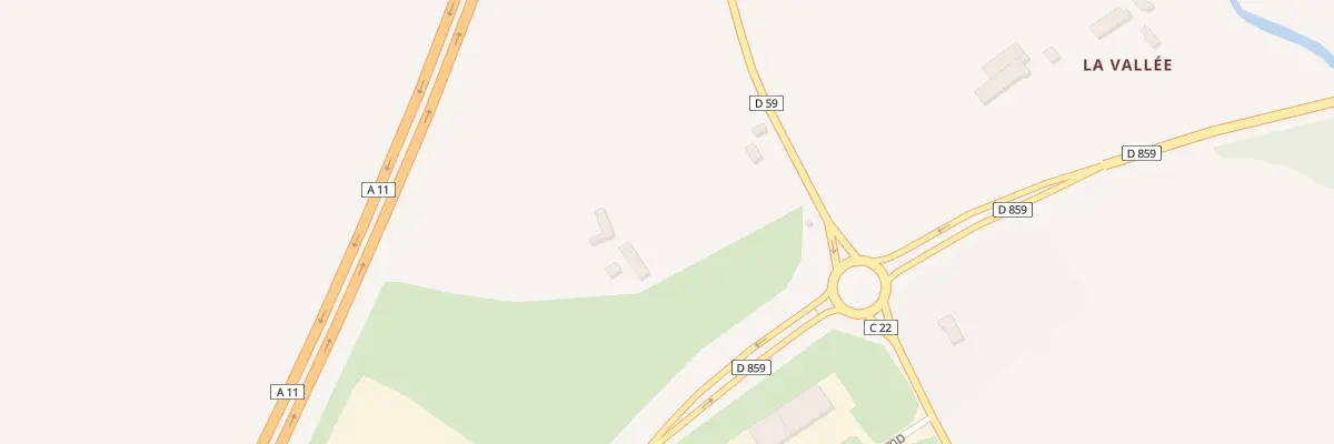 Plan du 761 Rte de Sablé à Durtal