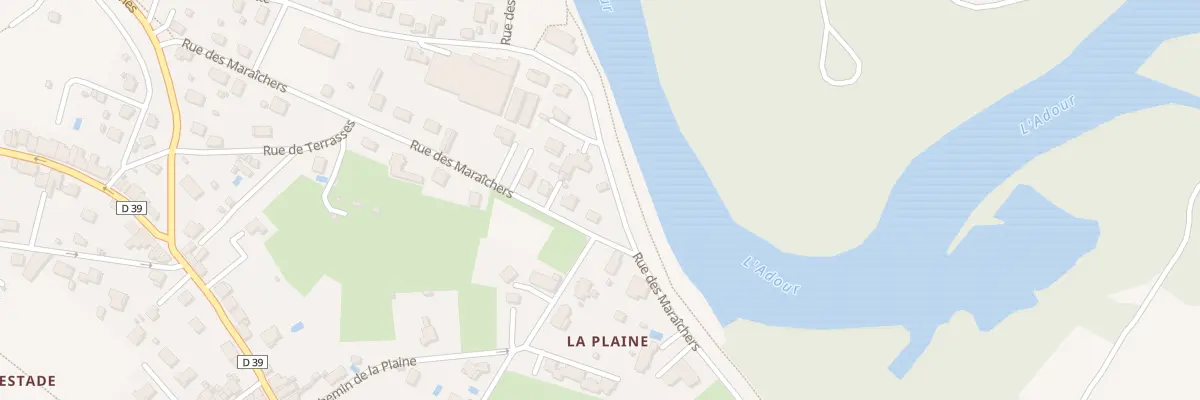 Plan du 35 Rue des Maraîchers à Aire-sur-l’Adour