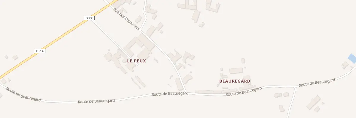Plan du 255 Rue des Couturiers à Juillac-le-Coq