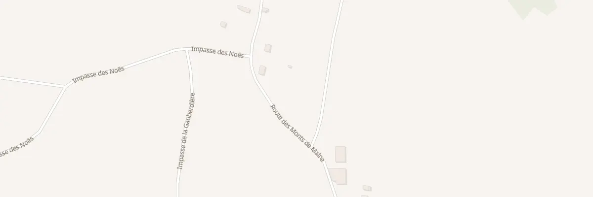 Plan du 1317 Rte des Monts de Maine à Putanges-le-Lac