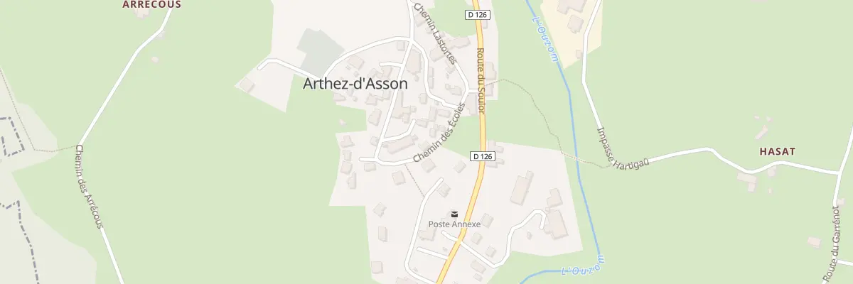 Plan du 6 Che des Écoles à Arthez-d’Asson
