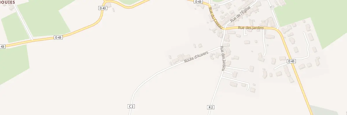 Plan du 8 Rte D Auvers à Avessé