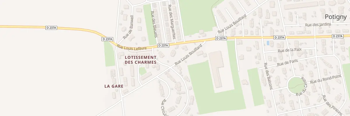 Plan du 4B Rue Louis Bouillard à Potigny