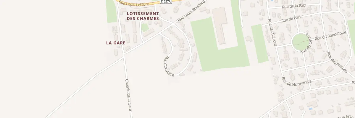 Plan du 30 Rue Circulaire à Potigny