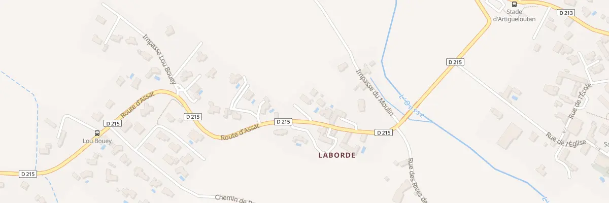 Plan du 2 Lot les Oliviers à Artigueloutan