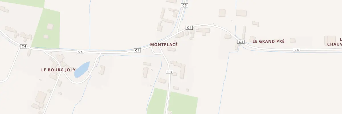 Plan du 1 Rte de la Poissonnière à La Ménitré