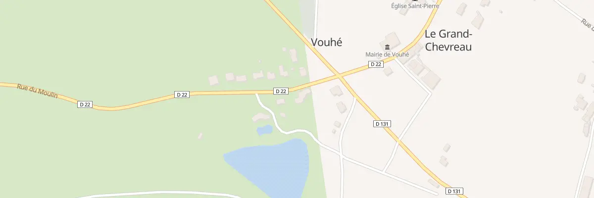 Plan du 3 Rue du Moulin à Vouhé