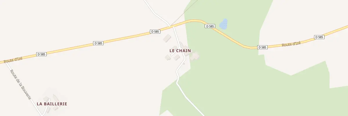 Plan du 60 Che du Chain à Vimartin-sur-Orthe