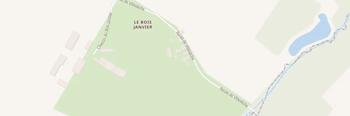 Plan du 55 Le Bois Janvier à La Motte-Fouquet