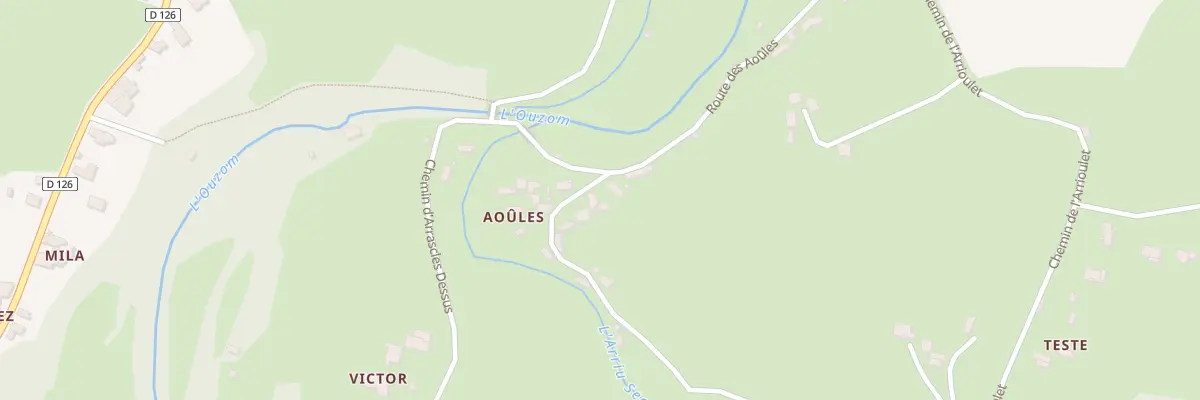Plan du 1 Che de l’Arrioulet à Arthez-d’Asson