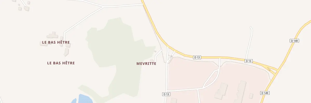 Plan du 5381 Mevritte à Courcité