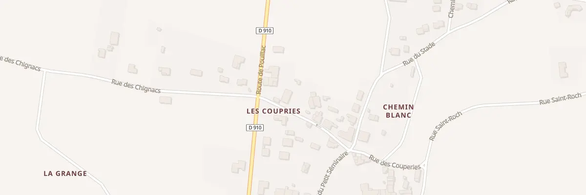 Plan du 5 Rue des Couperies à Montlieu-la-Garde