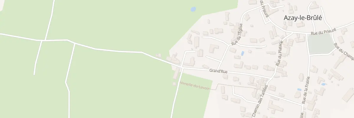 Plan du 30 Grand Rue Le Bourg à Azay-le-Brûlé