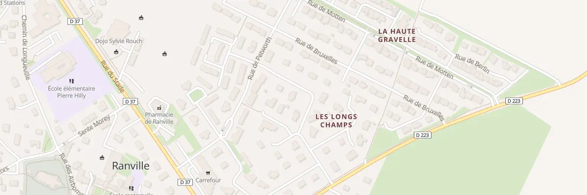 Plan du 13 Rue du Général Poëtt à Ranville