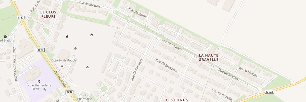 Plan du 13 Rue de Bruxelles à Ranville