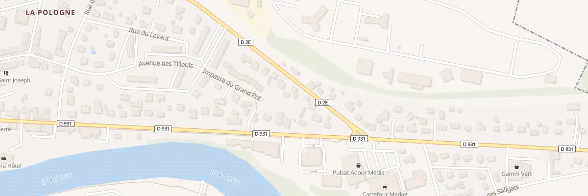 Plan du 32 Bd de la Gare à Aire-sur-l’Adour
