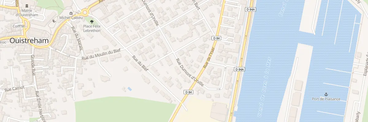 Plan du 15 Rue Dumont d’Urville à Ouistreham