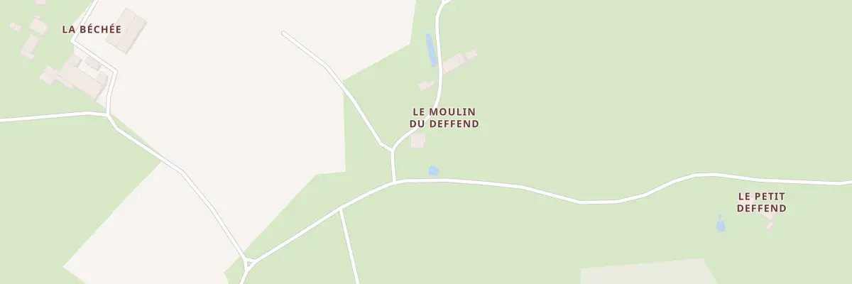 Plan du 3 Moulin du Deffend à Saint-Georges-de-Noisné