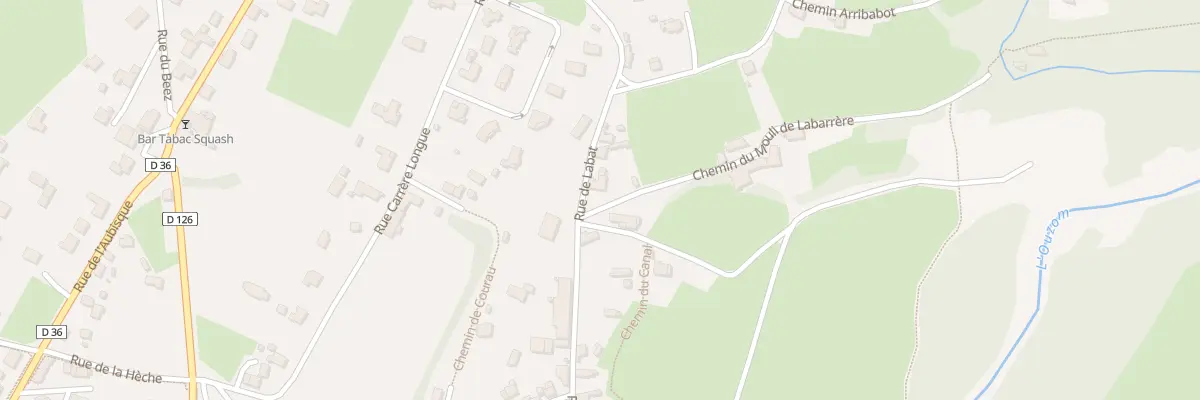 Plan du 42 Rue de Labat à Asson