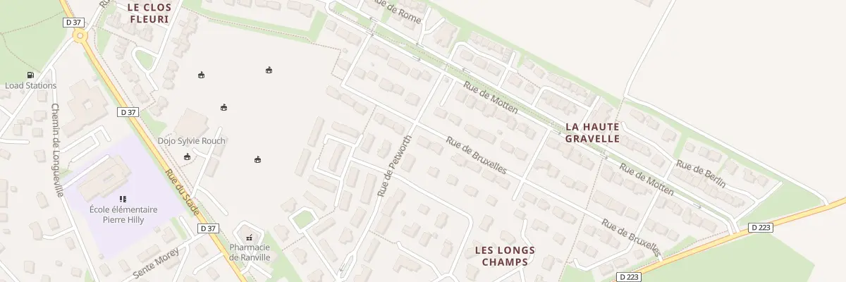 Plan du 14 Rue de Bruxelles à Ranville