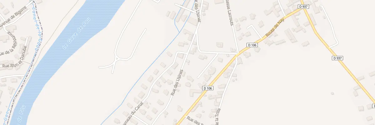 Plan du 9367 Rue des Usines à Mirepeix
