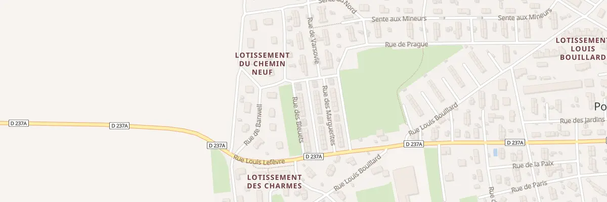 Plan du 89 Rue des Bleuets à Potigny