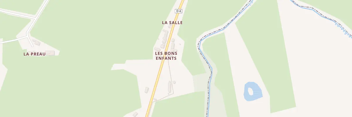 Plan du 5150 La Salle à Avessé