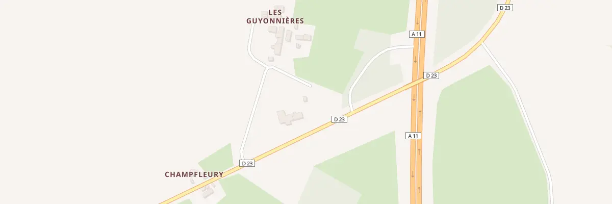 Plan du 347 Champfleury à La Chapelle-d’Aligné