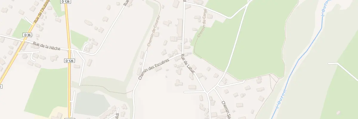 Plan du 43 Rue de Labat à Asson